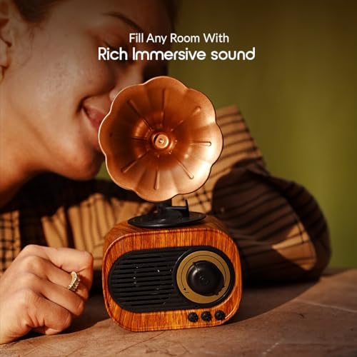 Bigsmall Vintage Retro Gramophone Bluetooth
