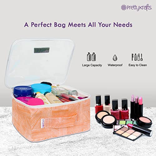 PrettyKrafts Travel Toiletry Bag, Makeup,Cosmetics