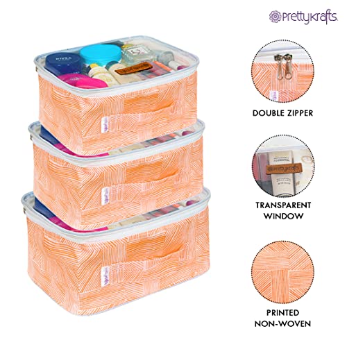 PrettyKrafts Travel Toiletry Bag, Makeup,Cosmetics