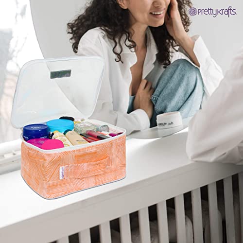 PrettyKrafts Travel Toiletry Bag, Makeup,Cosmetics