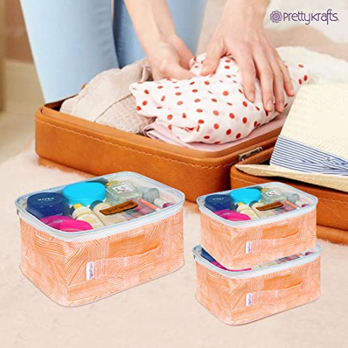 PrettyKrafts Travel Toiletry Bag, Makeup,Cosmetics