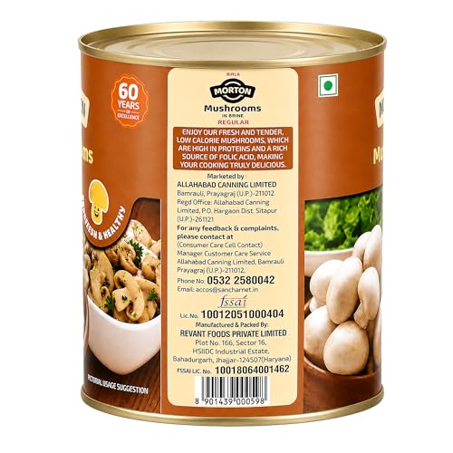 Morton By Birla Mushrooms in Brine 800 Gm - Image 7