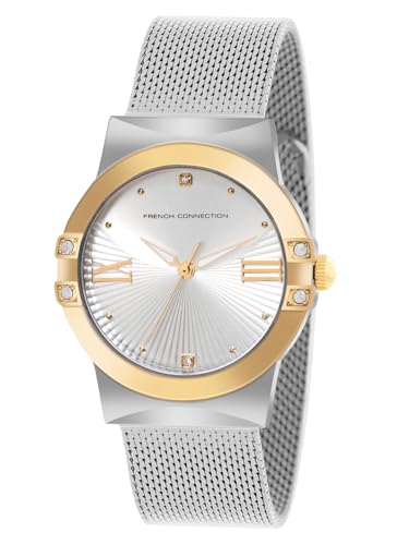 French Connection Chic Silver Round Dial Women's Watch - FCU1SM - Image 2