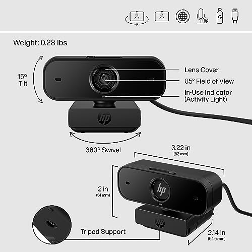 HP 430 FHD Webcam, 2MP