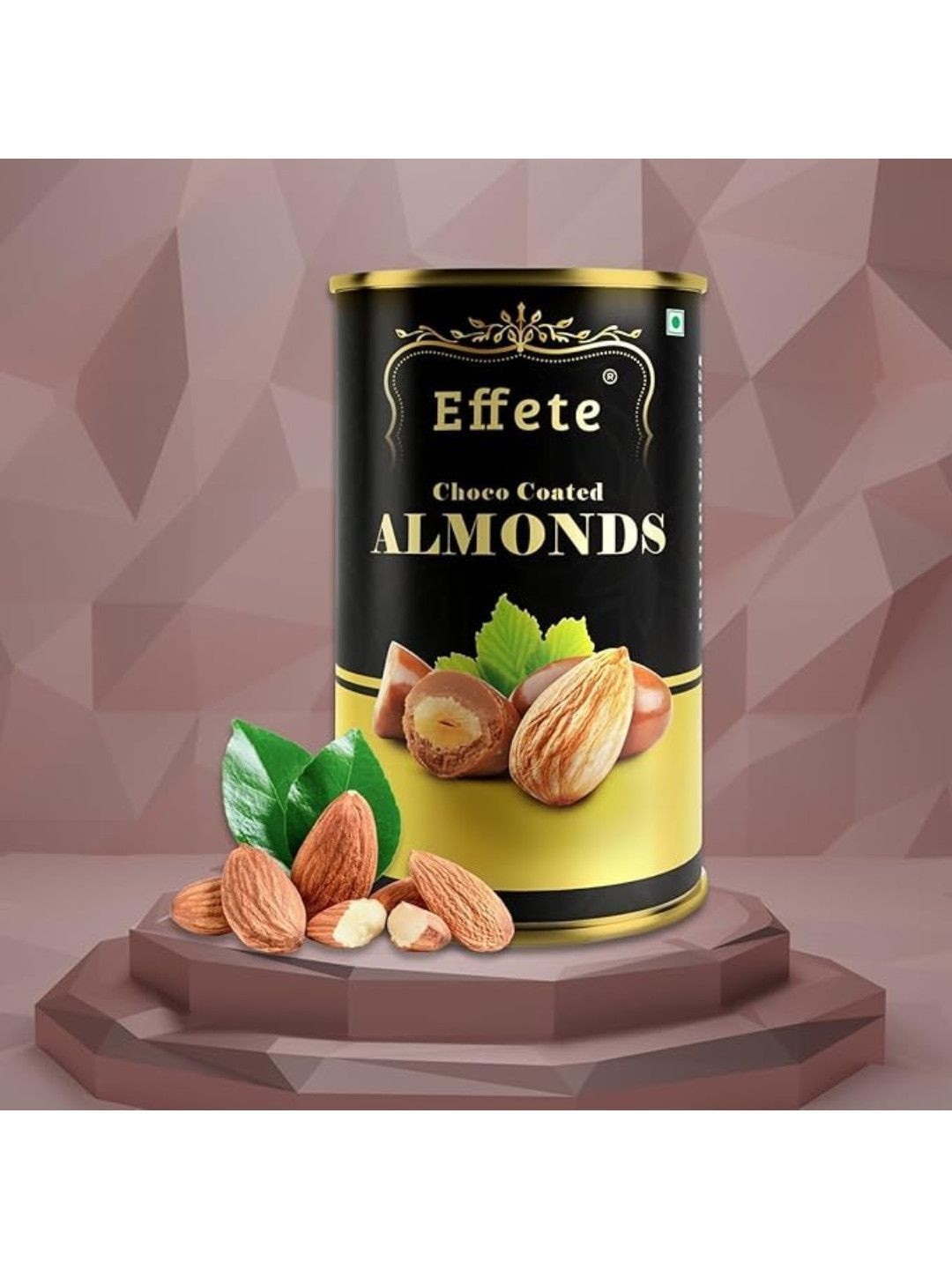 DeoDap Set Of 2 Choco Coated Almonds Chocolate Tin Pack - Image 2