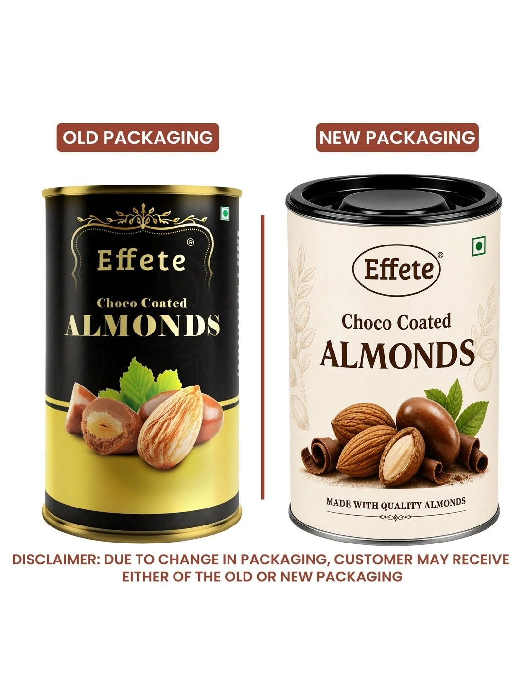 DeoDap Set Of 2 Choco Coated Almonds Chocolate Tin Pack - Image 5