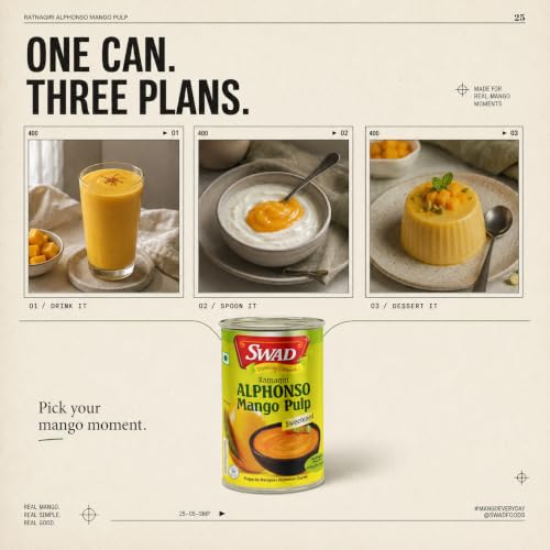 SWAD Alphonso Mango Pulp 450g