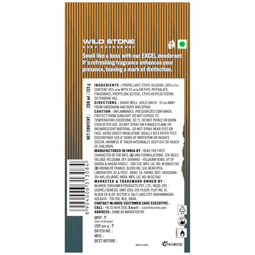 Wild Stone Excel Deodorant