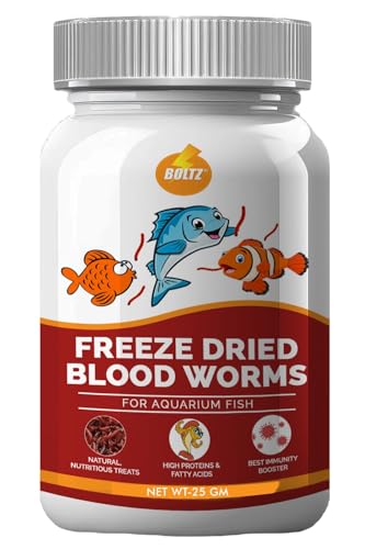 BOLTZ Freeze‑Dried Blood Worms Fish