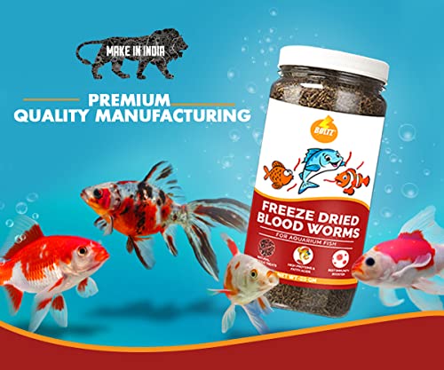 BOLTZ Freeze‑Dried Blood Worms Fish