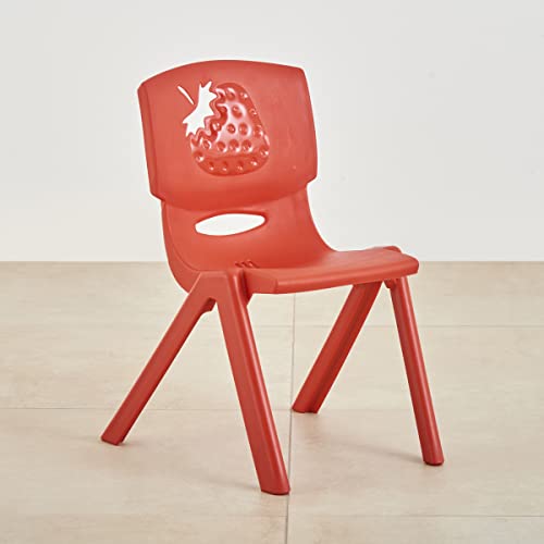 Home Centre Zack Red Textured Polypropylene Kids Chair - Image 5
