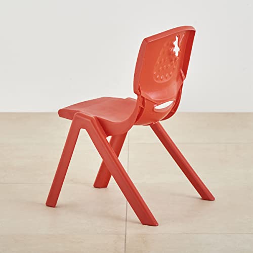 Home Centre Zack Red Textured Polypropylene Kids Chair - Image 7