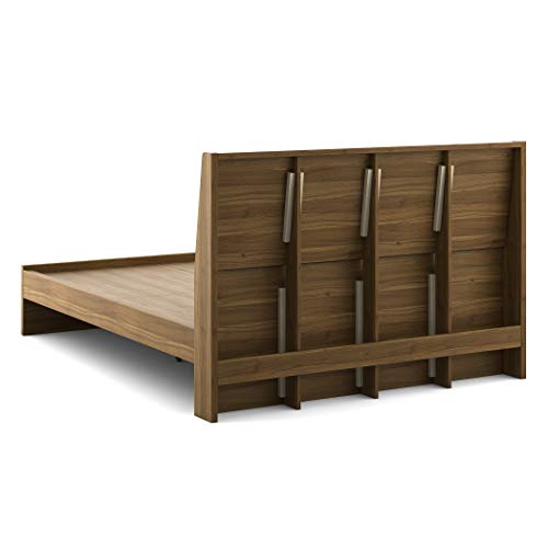 Home Centre Quadro Edge Queen Bed - Brown - Image 5