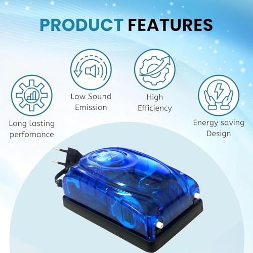VENUS AQUA Aquarium Air Pump Ap-408A, 4 L/min - Image 6