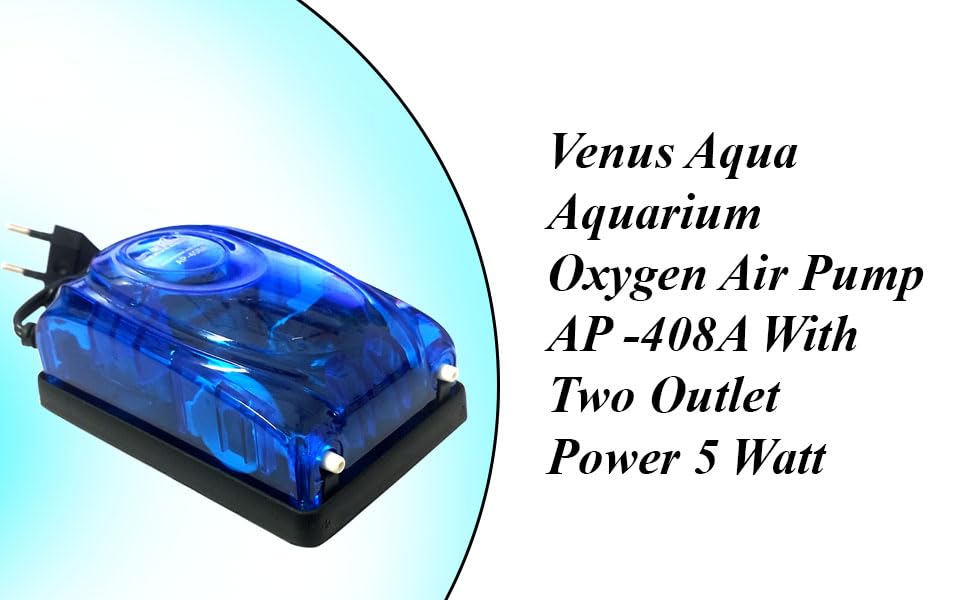 VENUS AQUA Aquarium Air Pump Ap-408A, 4 L/min - Image 7