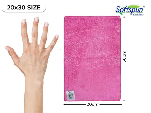 SOFTSPUN Microfiber Cleaning Small Wipes