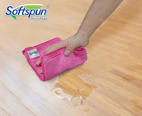 SOFTSPUN Microfiber Cleaning Small Wipes