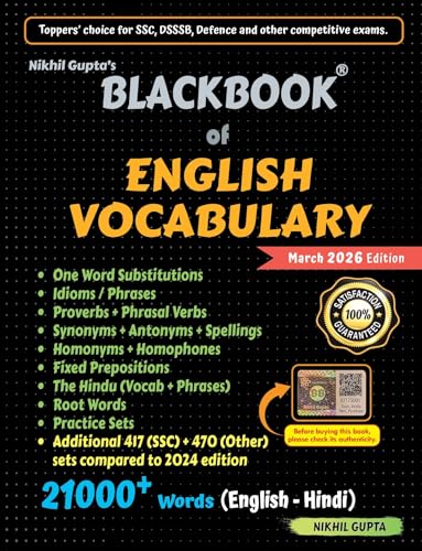 Blackbook of English vocabulary 2026