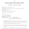 Blackbook of English vocabulary 2026