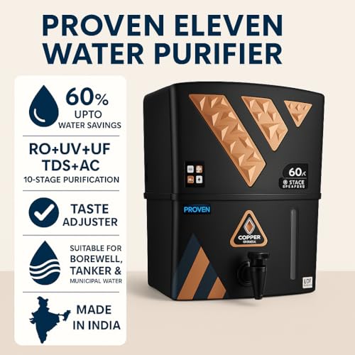 Proven Eleven Zinc RO Water Purifier 12L RO+UV+UF Copper - Image 3