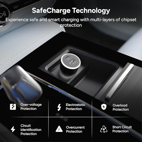 Ambrane 85W Car Charger, Mobile