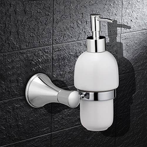ALTON AntiqueBlack-Chrome, Soap Dispenser, Wall Mounted - Image 2