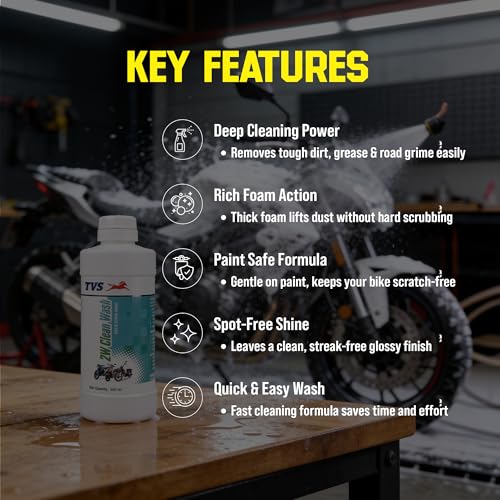 TVS Two-Wheeler Clean Wash 500ml