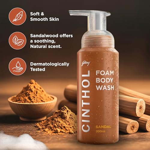 Cinthol Sandal Foam Body Wash