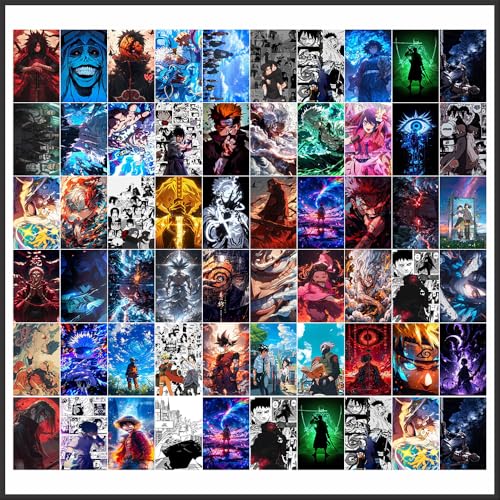 Anime Character Poster Set 4x6