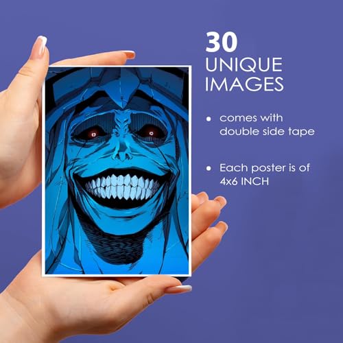 Anime Character Poster Set 4x6