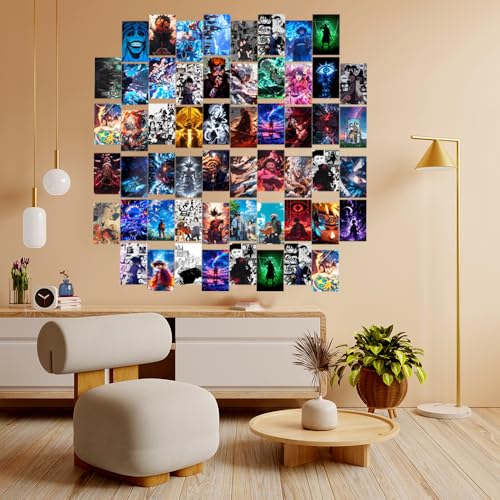 Anime Character Poster Set 4x6