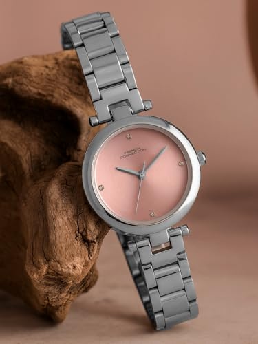 French Connection Pink Sunray Dial