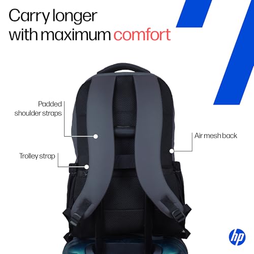 HP Campus Core 16 Laptop Backpack - Grey - Image 3
