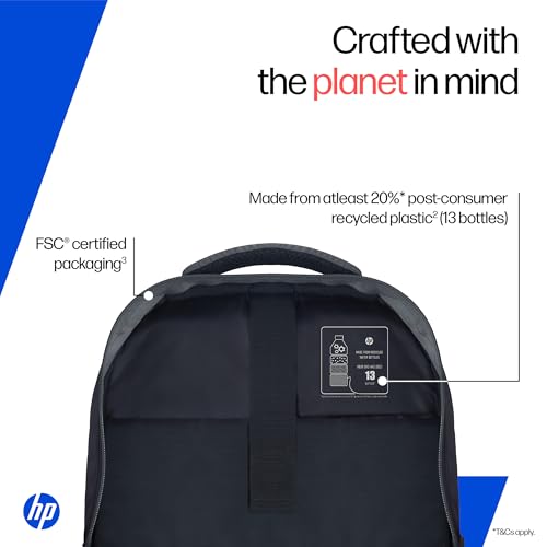 HP Campus Core 16 Laptop Backpack - Grey - Image 5