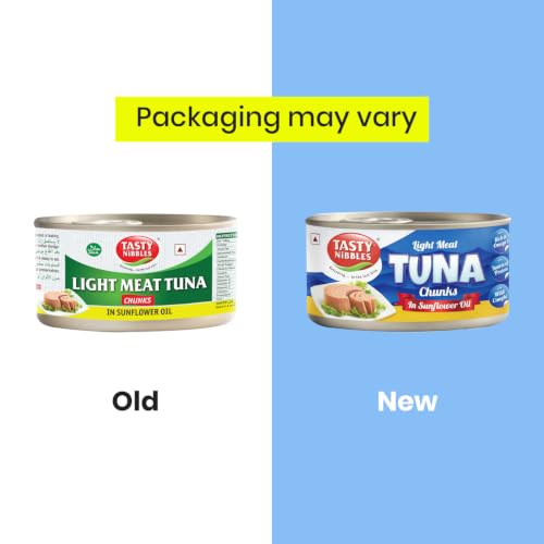 Tasty Nibbles Light Meat Tuna Chunks in Sunflower Oil, 185 g X 2 - Image 5