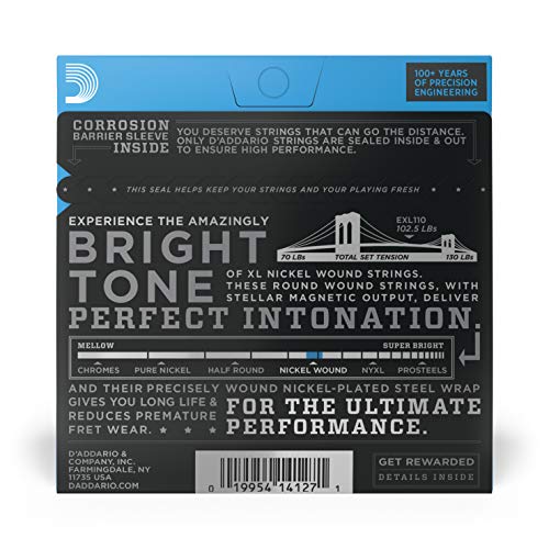 D'Addario EXL110 Nickel Wound 8-38