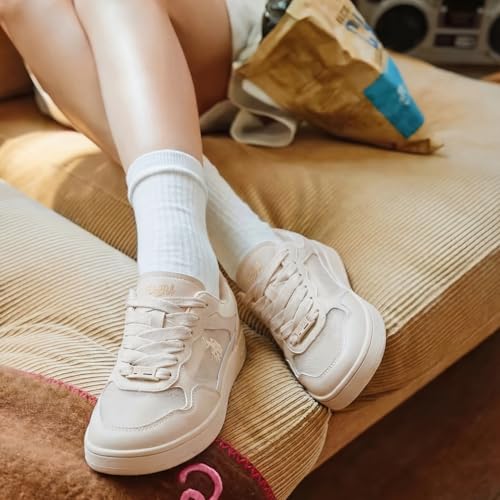 U.S. Polo ASSN. Zira Off White Sneakers Shoes with Premium Upper - Image 2
