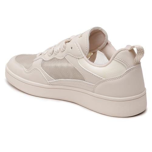 U.S. Polo ASSN. Zira Off White Sneakers Shoes with Premium Upper - Image 3