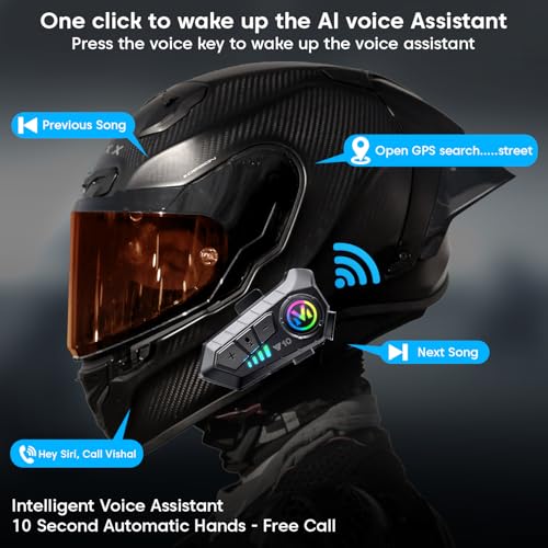 Sounce Bluetooth Motorcycle Helmet Headset