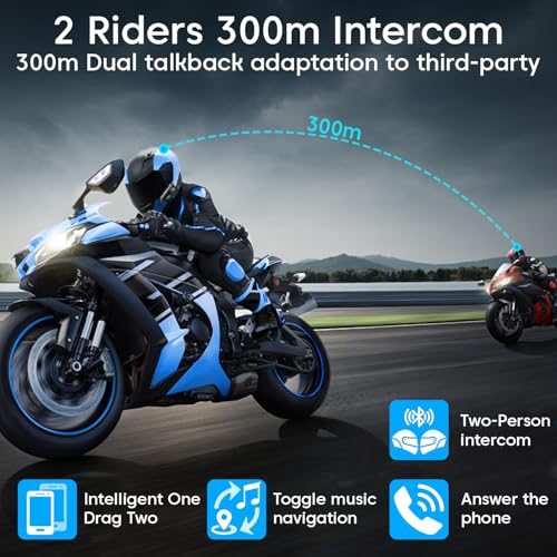 Sounce Bluetooth Motorcycle Helmet Headset
