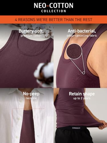 DAMENSCH Anti-Bacterial Anti Odour Soft Cotton Vest - Image 2