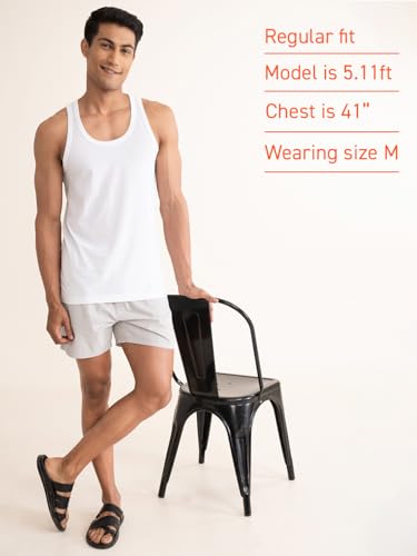 DAMENSCH Anti-Bacterial Anti Odour Soft Cotton Vest - Image 4