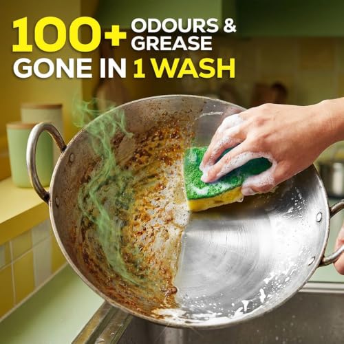 Vim Dishwash Liquid Gel Lemon 900 ml Refill Pouch - Image 4