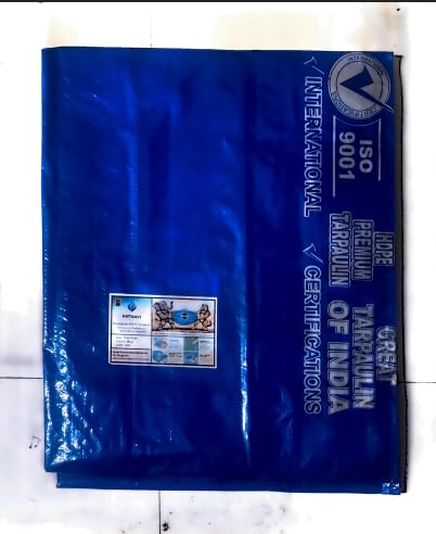 Premium 12x10ft Blue Tarpaulin, Thadika