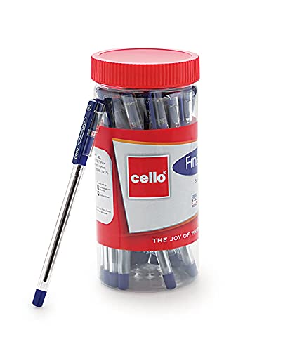 Cello Finegrip Ball Pen Set - Pack of 25 (Blue) - Image 7