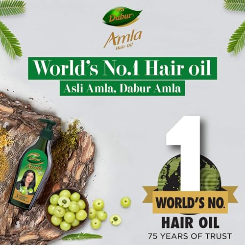 Dabur Amla Hair Oil - for Strong, Long and Thick hair - 550 ml - Image 3