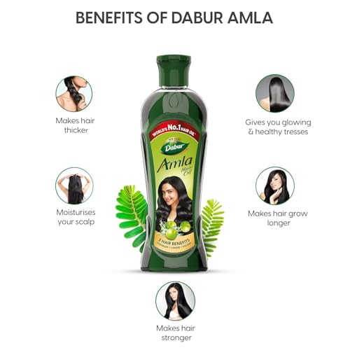 Dabur Amla Hair Oil - for Strong, Long and Thick hair - 550 ml - Image 4