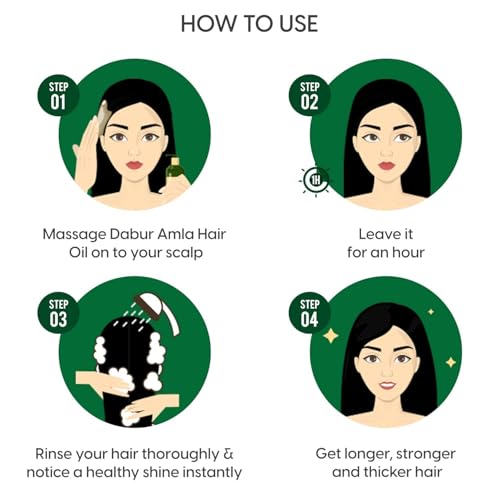 Dabur Amla Hair Oil - for Strong, Long and Thick hair - 550 ml - Image 5