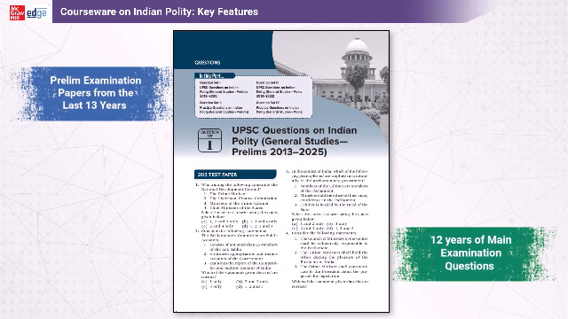 Indian Polity Courseware, 8e