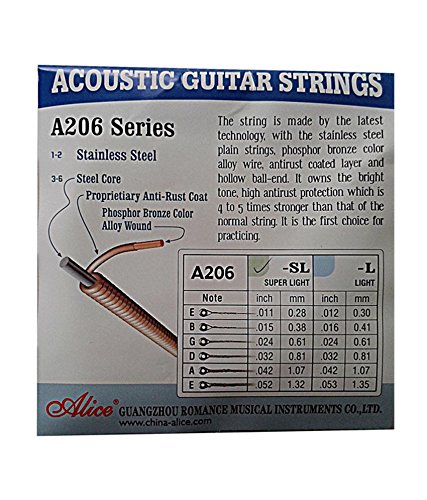 ALICE A206 Acoustic Guitar String